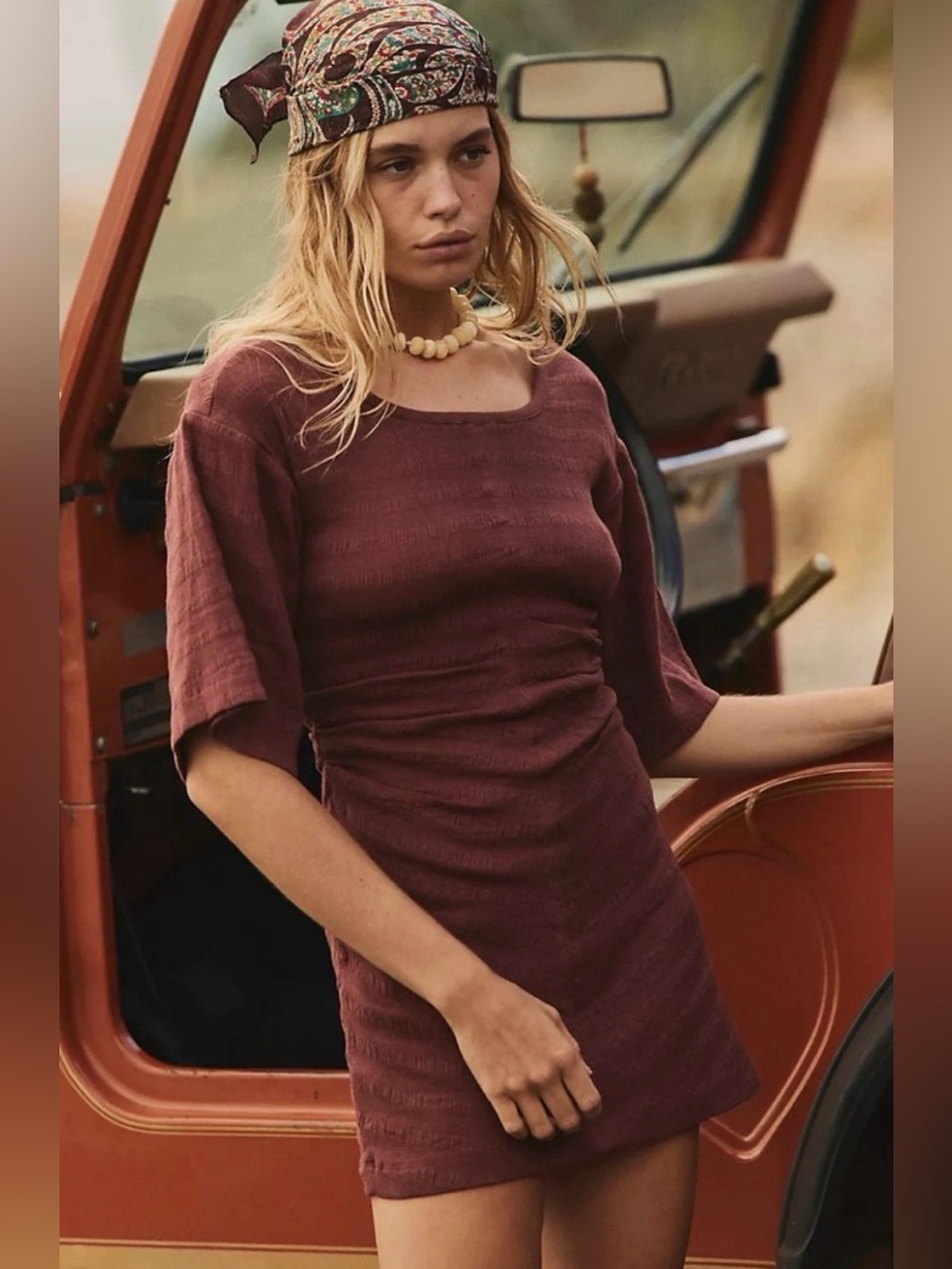 Free People Marigold Mini Dress. NWT. Cinnamon